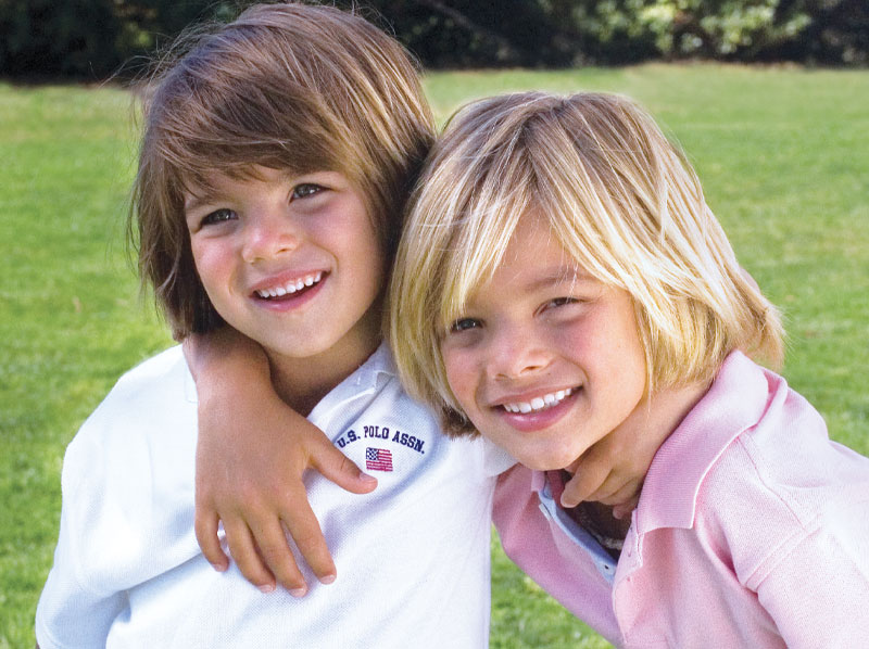 Two young boys.